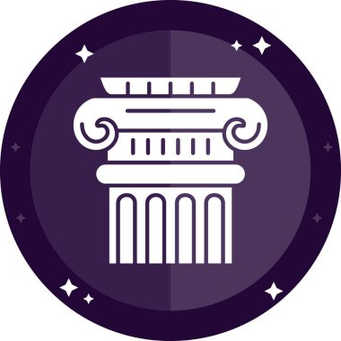 Mor bir çelengin vektör çizimi