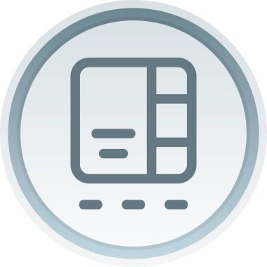 kitap simgesi, vektör illüstrasyonu