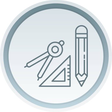 Pusula simgesinin vektör illüstrasyonu