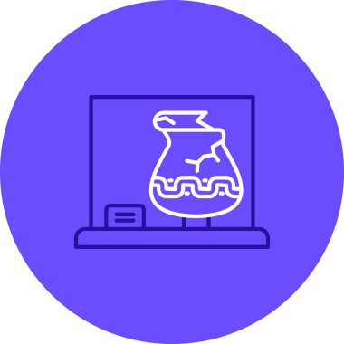 Modern bir simgenin vektör illüstrasyonu