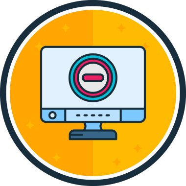 İnternet ağ simgesi vektör illüstrasyonu