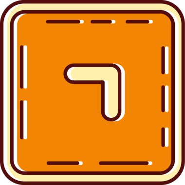 Modern bir simgenin vektör illüstrasyonu