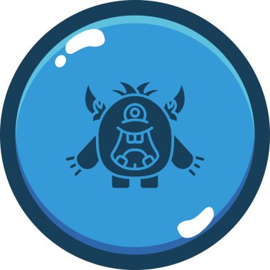 uzaylı düz simgesi, vektör illüstrasyonu