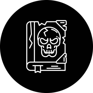 Cadılar Bayramı simgesi şablonunun illüstrasyon vektör tasarımı