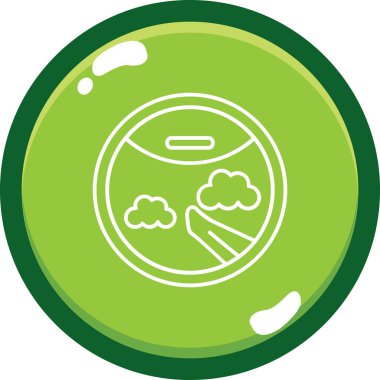 Bulut simgesinin vektör illüstrasyonu