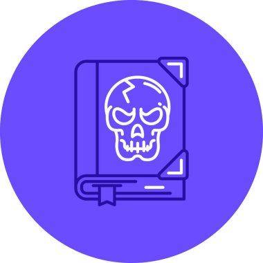 Kafatası. Web simgesi basit illüstrasyon