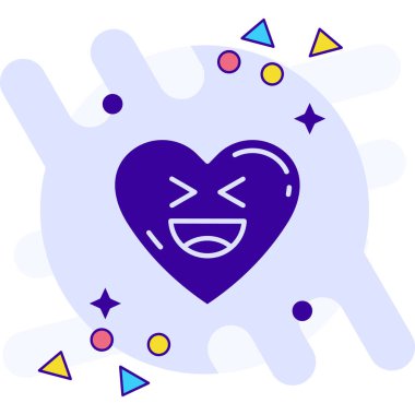 Mutlu Emoji simge tasarlamak vektör