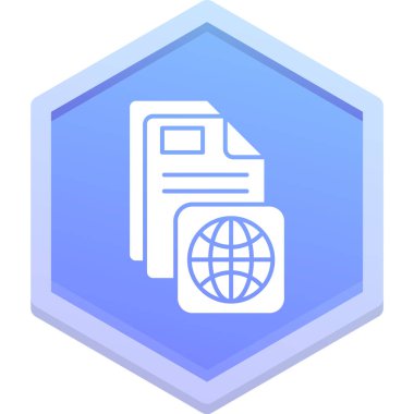 belge dosya simgesi vektör illüstrasyonu