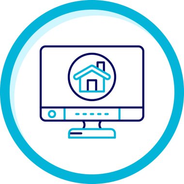 Ev simgesi vektör illüstrasyonu