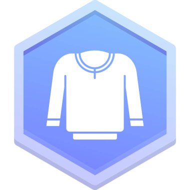 shirt simgesi vektör illüstrasyonu