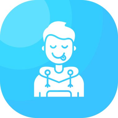 Maskeli bir adamın vektör çizimi