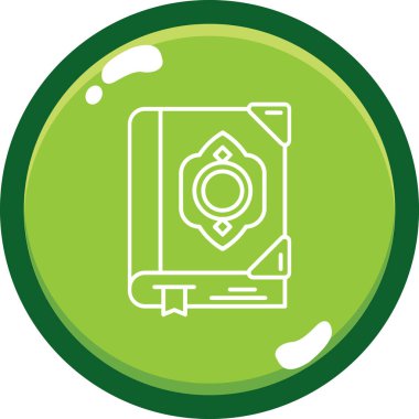 Yeşil ve beyaz arkaplanın vektör çizimi