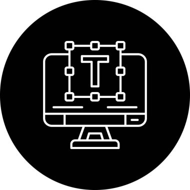 Eşsiz dizüstü bilgisayar vektör simgesi