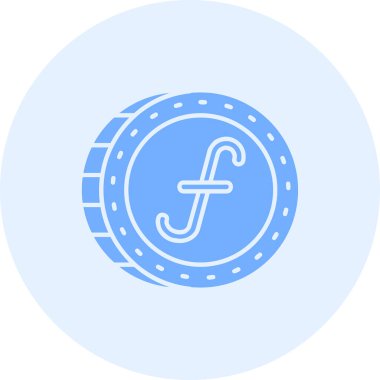 Bozuk para simgesinin vektör illüstrasyonu