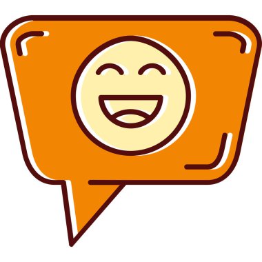 Sohbet baloncuğu ileti vektör illüstrasyonu