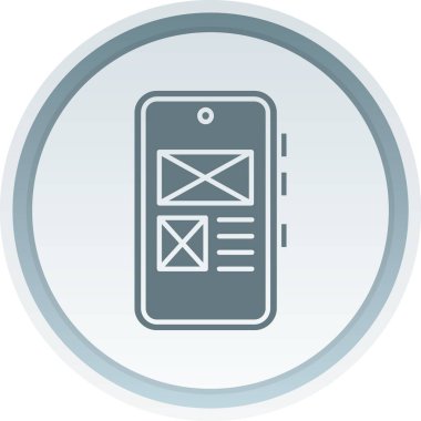 Eşsiz Telefon Vektörü Kabartma Simgesi