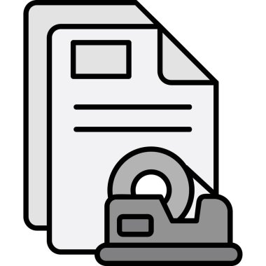 dosya dizini vektör illüstrasyonu