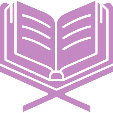 kitap simgesi, vektör illüstrasyonu