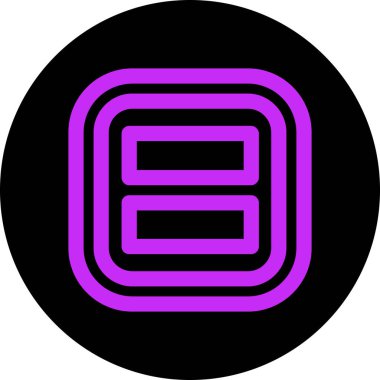 Bir doğrunun eşsiz vektör simgesi