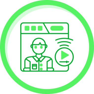 seo modern simgesinin vektör illüstrasyonu