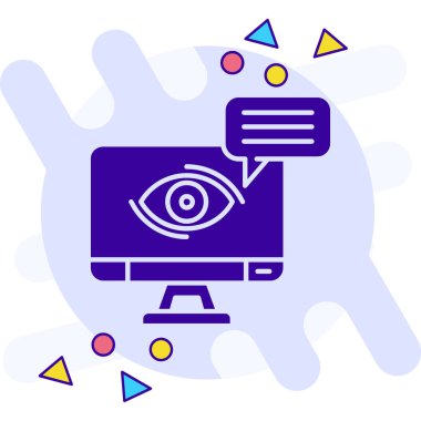 Bilgisayarlı göz. Web simgesi