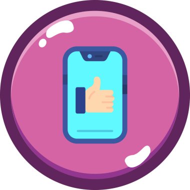 Çizgi film gibi düz, basit vektör çizimi