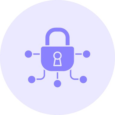 Güvenli ikili melodi, basit vektör çizimi