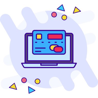 Bilgisayar simgesi tasarım vektör illüstrasyon