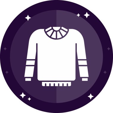 Süveter Katı rozetler, basit vektör illüstrasyonu