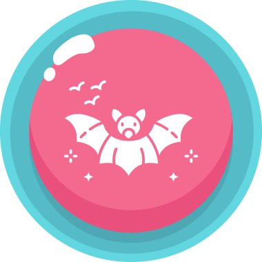 Yarasa düğmesi çizimleri, basit vektör çizimleri