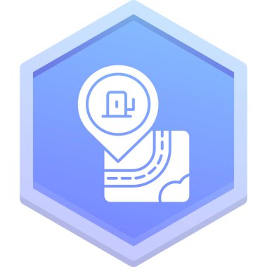 gps konum GPS simgesi doldurulmuş dış hat biçimi