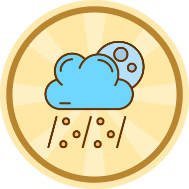 Hail Comic Circle, basit vektör çizimi