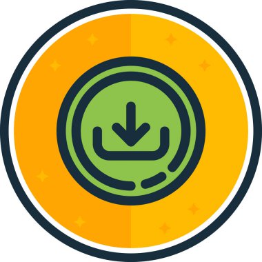 Madalya. Web simgesi basit tasarım