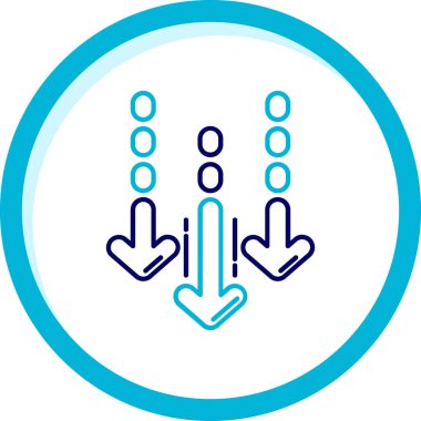 Oklar. Web simgesi basit illüstrasyon