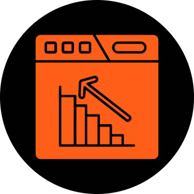 seo modern simgesinin vektör illüstrasyonu