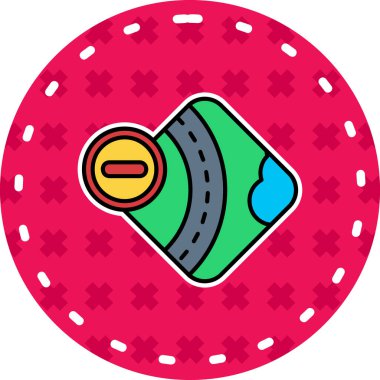 Yol işaretleri vektör simgesi, çizgi film vektör illüstrasyonu