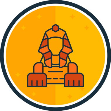 Bir robotun vektör illüstrasyonuName