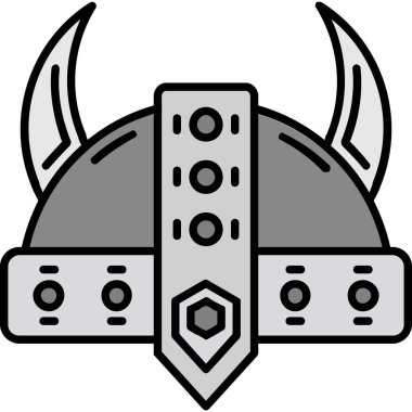 Kask vektör simgesi modern illüstrasyon