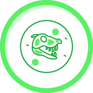 Bir gezegen simgesinin vektör illüstrasyonu