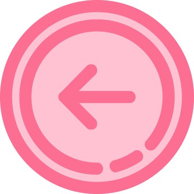 Ok. Web simgesi basit illüstrasyon