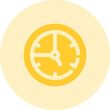 saat vektör simgesi modern illüstrasyon