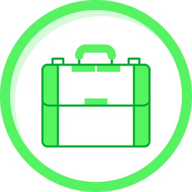 evrak çantası vektör simgesi modern basit vektör illüstrasyonu