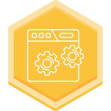 seo modern simgesinin vektör illüstrasyonu