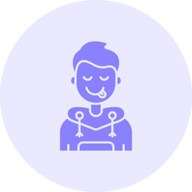 Bir insan simgesinin vektör illüstrasyonu