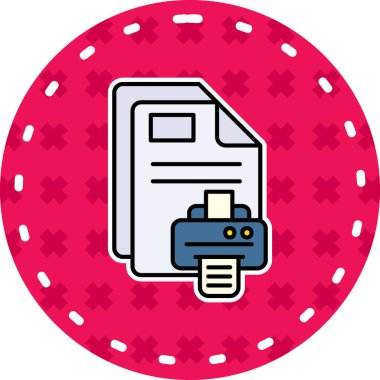 Veri depolama için vektör simgesi tasarımı