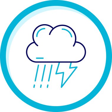 Bulut. Web simgesi basit illüstrasyon