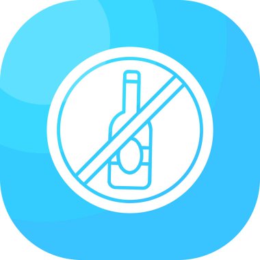 alkol ikonu vektör illüstrasyonu