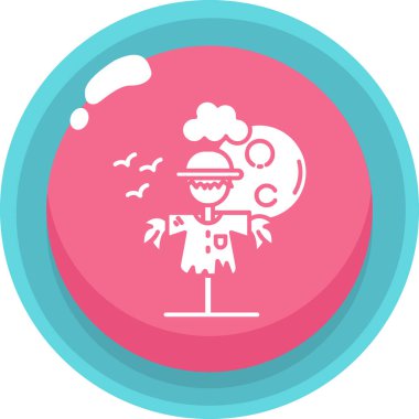 Cadılar Bayramı simgesi, vektör illüstrasyonu