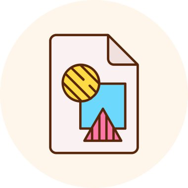 bilet ikonu vektör illüstrasyonu