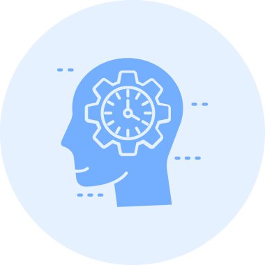 Beyin simgesi, vektör illüstrasyonu